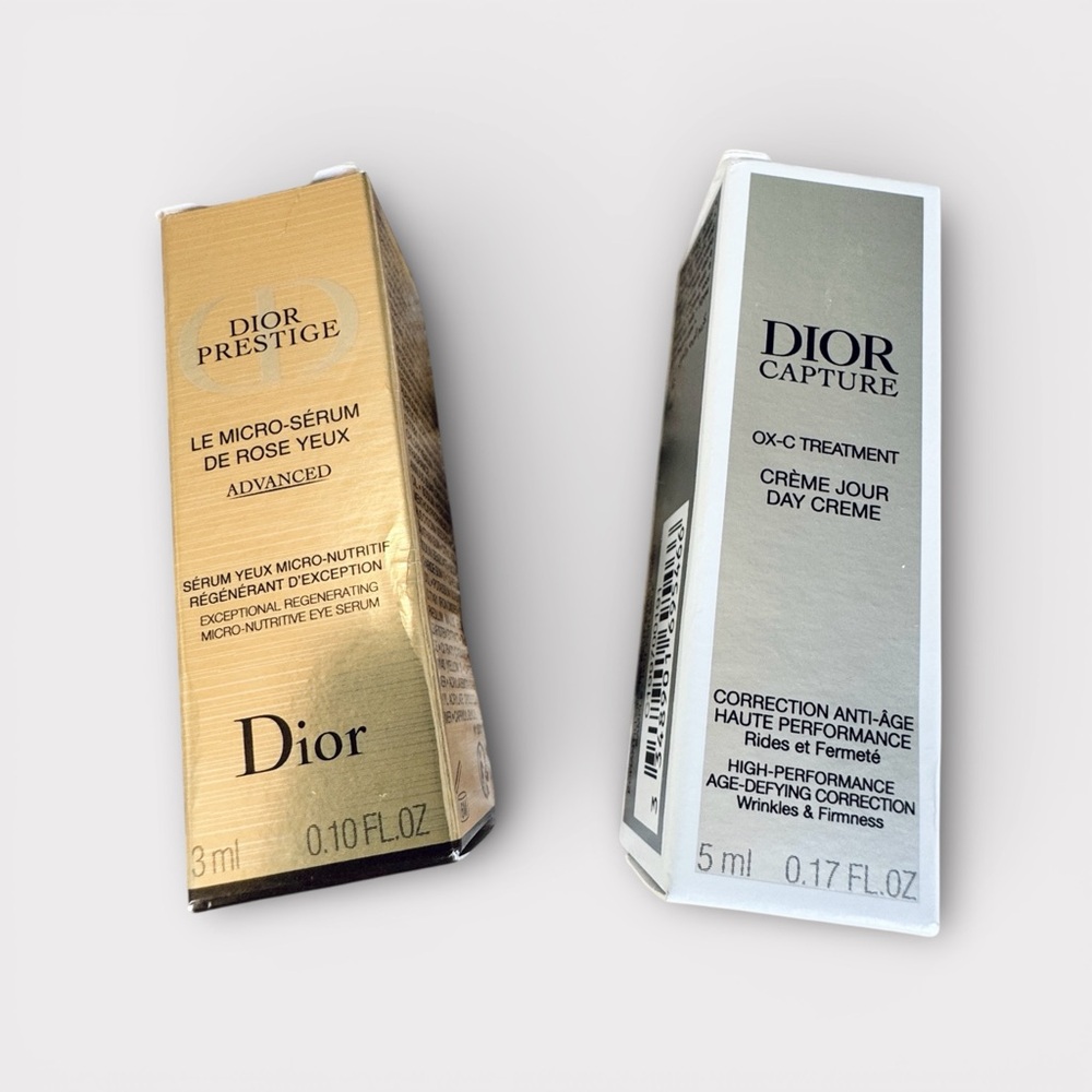 Dior Capture OXC Treatment Day Cream & Dior Prestige Le Micro-Serum de Rose Yeux